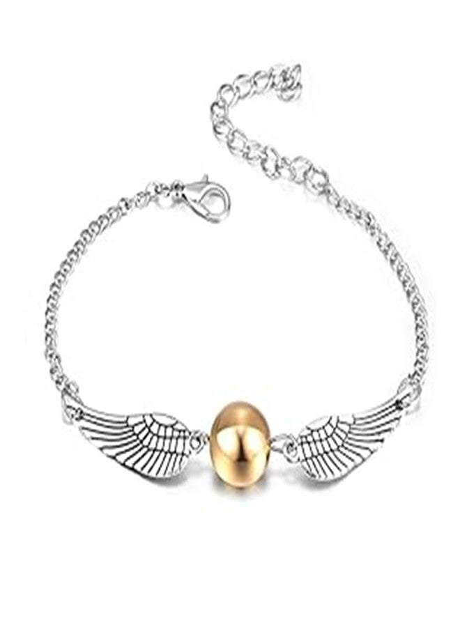 Mahi Single Strand Snitch Unisex Bracelet Rhodium Plated BR1100267RD - Image 4
