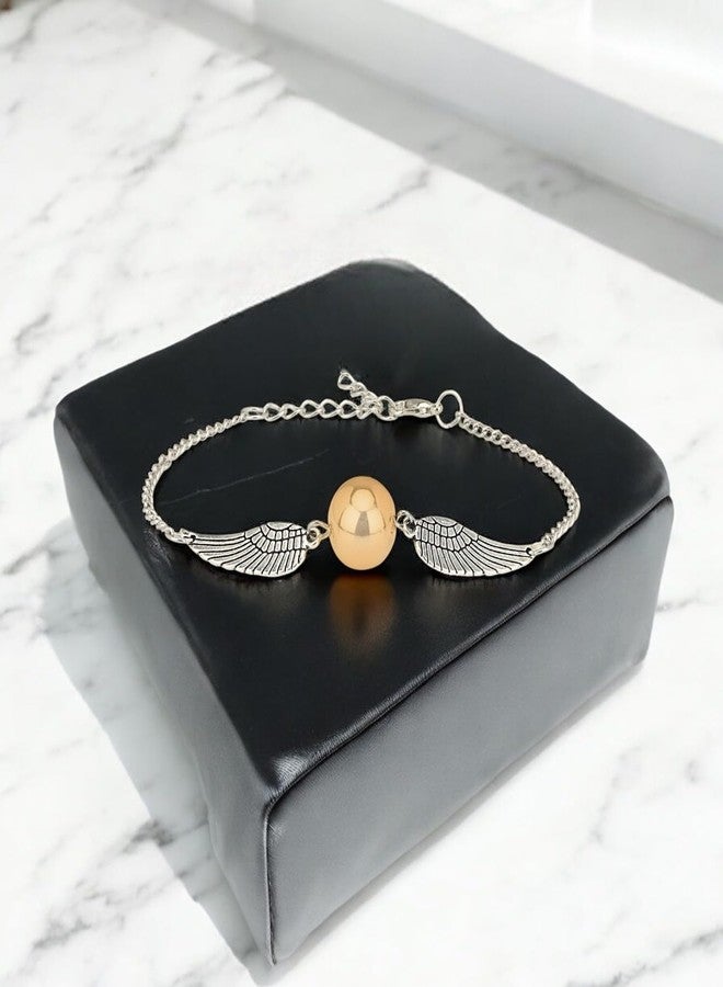 Mahi Single Strand Snitch Unisex Bracelet Rhodium Plated BR1100267RD - Image 2