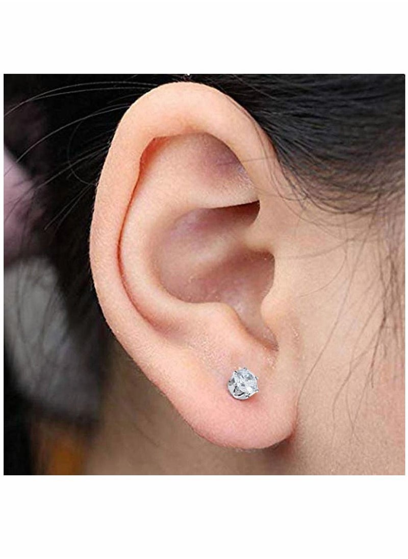 Y&D 4 Pack Self Ear Piercing Gun  Disposable Gun Kit with Earring Studs Safety Tool (silver)  - Image 3
