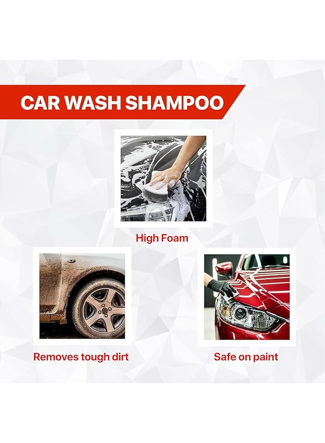 Generic Sword Pro Car Wash Shampoo 500Ml– Cherry Scented High Gloss Car Cleaner & Paint Protection Car Washing Shampoo, Sw-3501  - Image 4