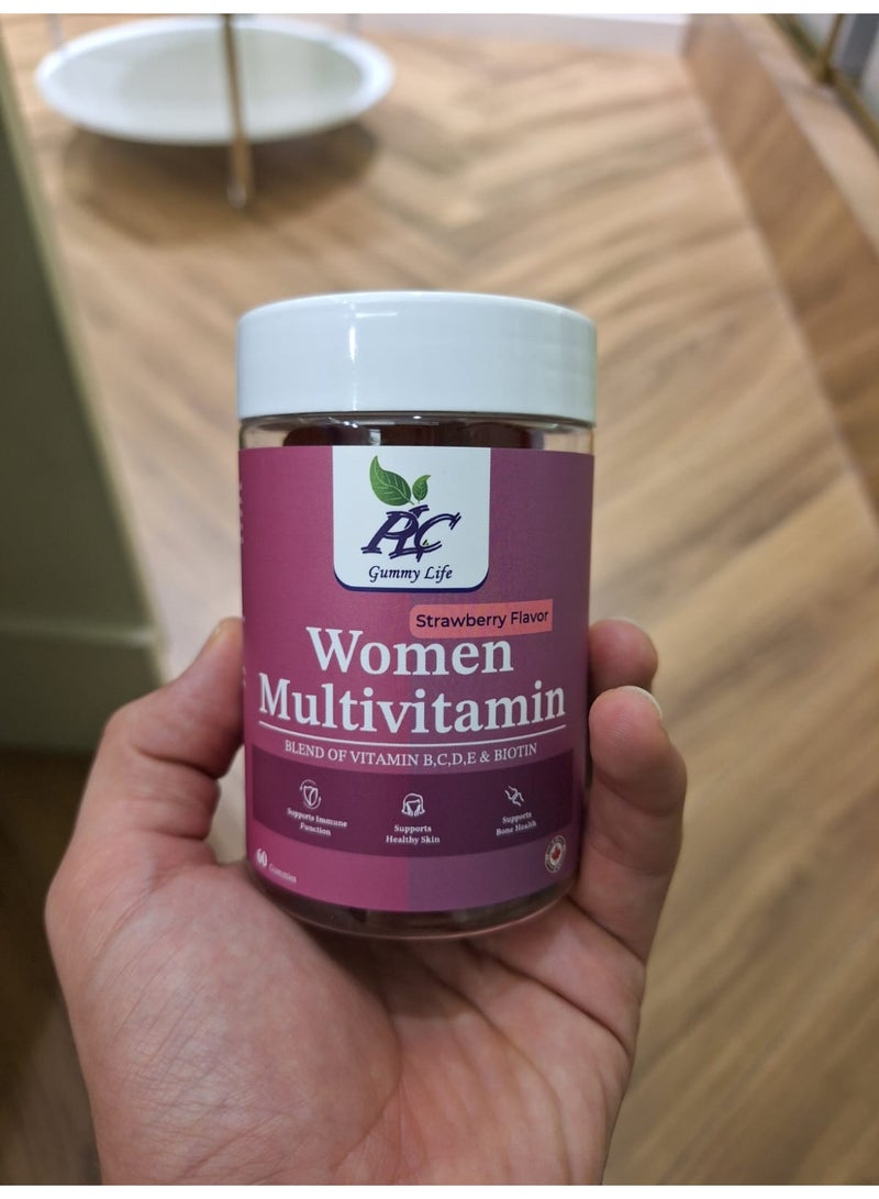 PLC Gummy life Women Multivitamin 60 Caps - Image 2