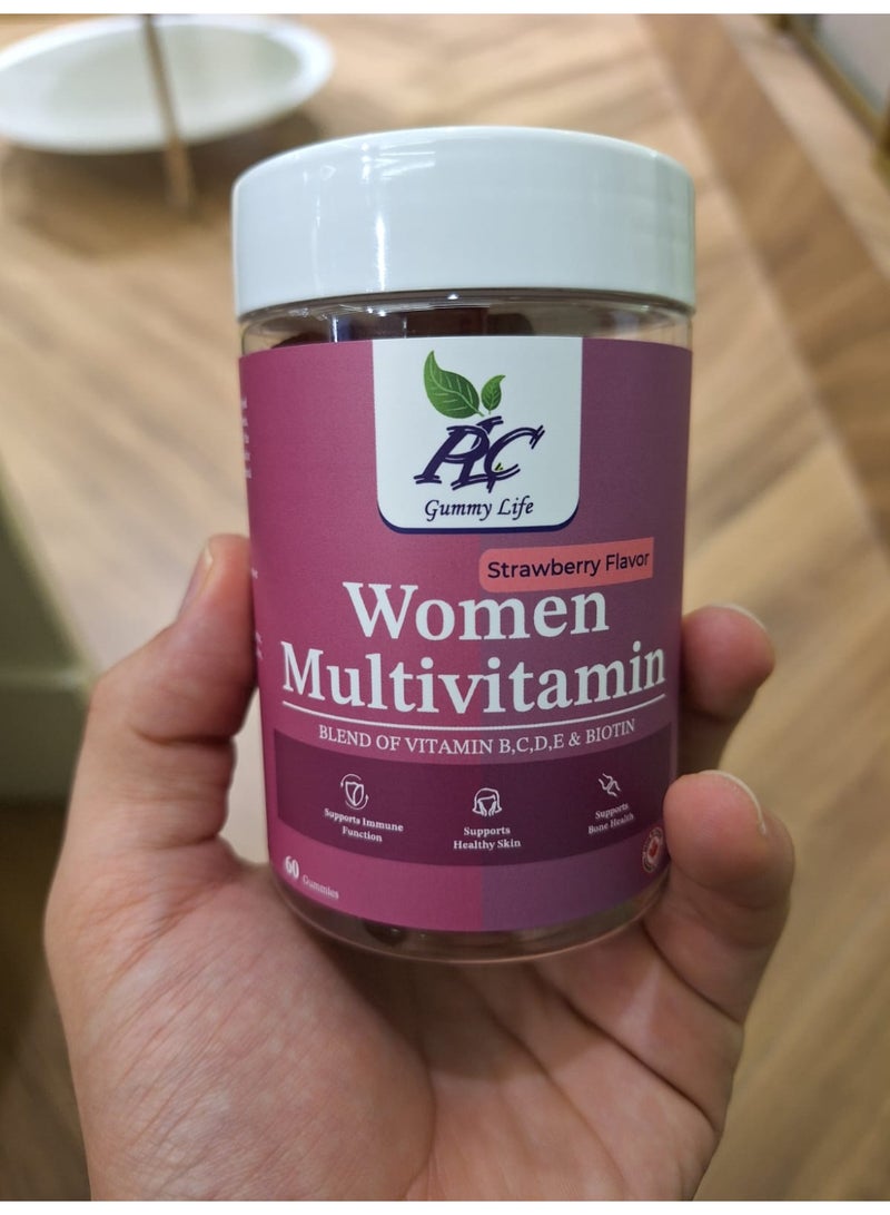 PLC Gummy life Women Multivitamin 60 Caps - Image 1