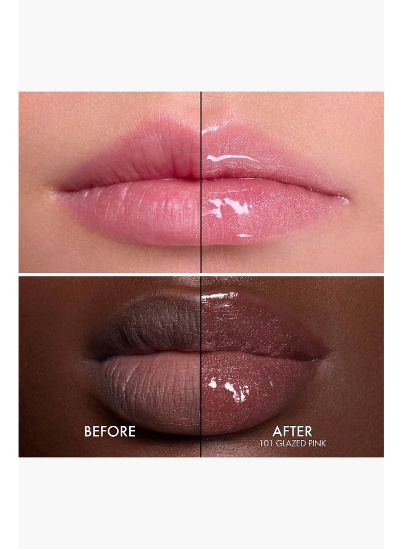 Dior Rouge Dior Addict Lip Glow Butter 101 Glazed Pink - Image 2