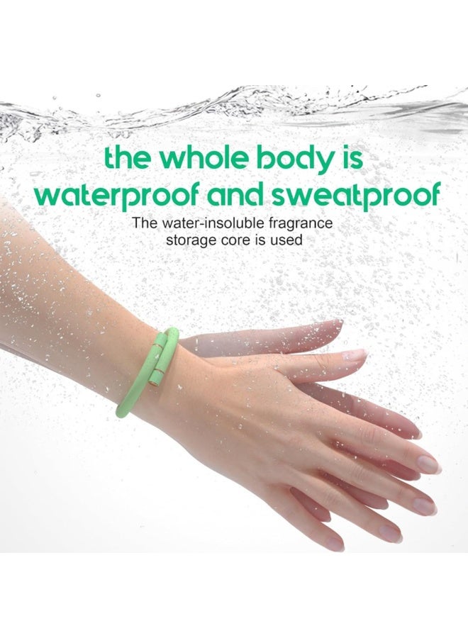 DEET-Free Mosquito Repellent Bracelet – Natural Essential Oil Bug Band with 6 Refills, Adjustable & Waterproof, Safe for Kids & Adults – For Indoor & Outdoor Use - Image 5