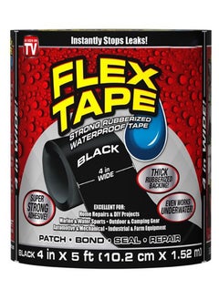 Flex Seal Max Strong Rubberized Waterproof Tape, Black