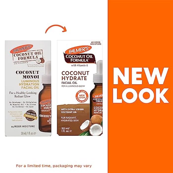 Palmer's Coconut Oil Formula Coconut Monoi Luminous Hydration Facial Oil, 1 Ounce - Image 2