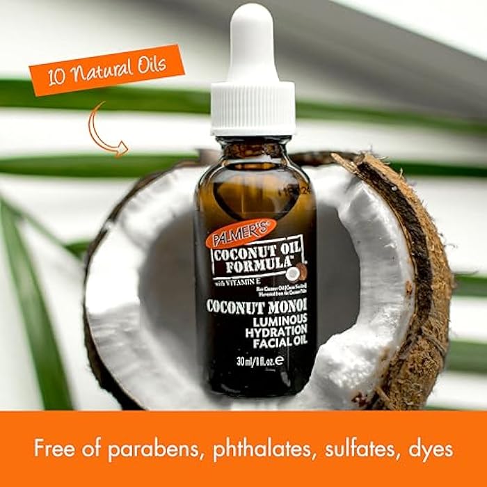 Palmer's Coconut Oil Formula Coconut Monoi Luminous Hydration Facial Oil, 1 Ounce - Image 5