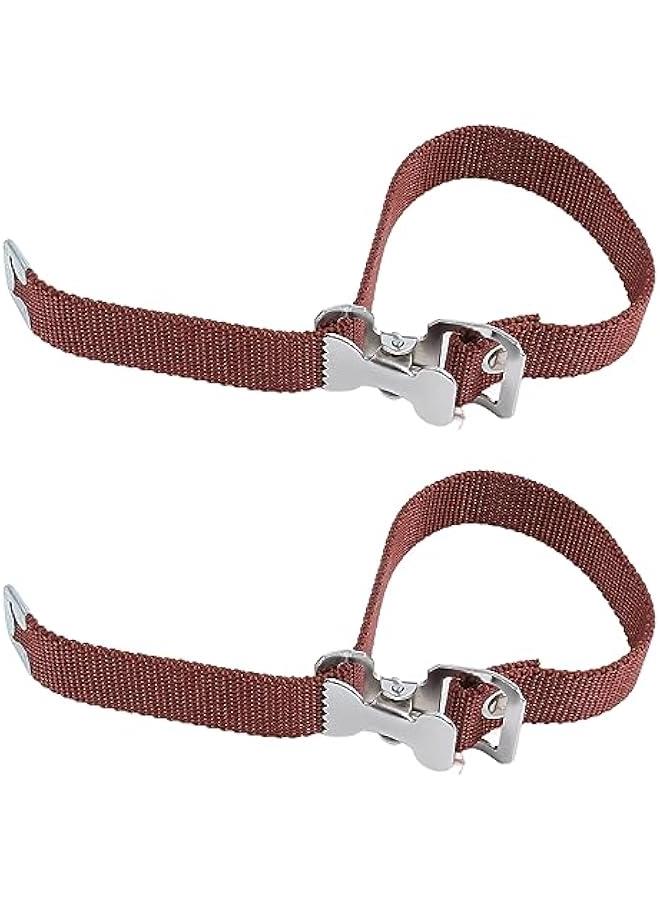 2 Pcs Drywall Stilts Straps, Leg Band Straps with Adjustable Size, Replacement Part for Stilts, Adjustable Drywall Foot Band Straps Kit for Street Performance, High Wall Painting - Image 1