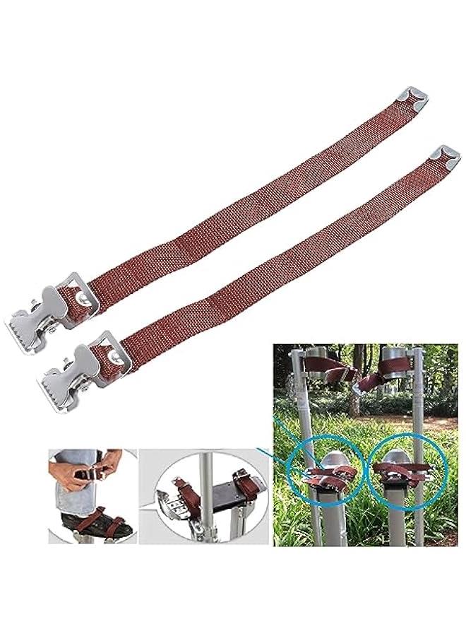 2 Pcs Drywall Stilts Straps, Leg Band Straps with Adjustable Size, Replacement Part for Stilts, Adjustable Drywall Foot Band Straps Kit for Street Performance, High Wall Painting - Image 3