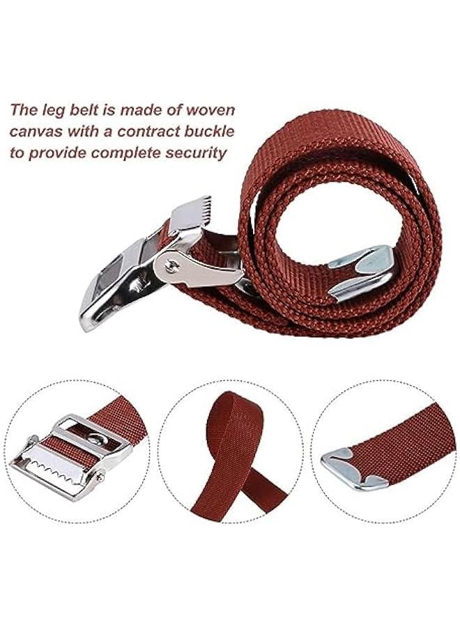 2 Pcs Drywall Stilts Straps, Leg Band Straps with Adjustable Size, Replacement Part for Stilts, Adjustable Drywall Foot Band Straps Kit for Street Performance, High Wall Painting - Image 5