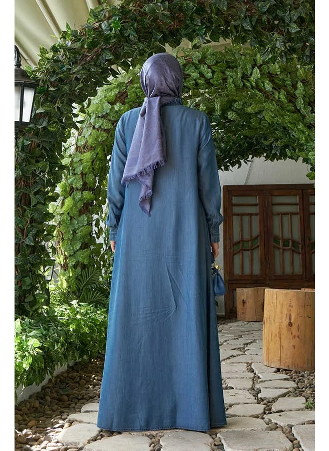 Neways 6638-TENSEL Abaya Dark Blue