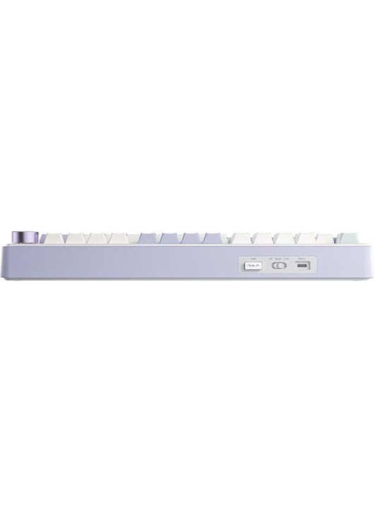 AULA - F75 Mechanical RGB TKL Gray Switch Wireless Macro Hot Swap Keyboard Pastel - Image 1