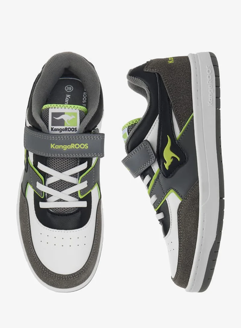 kangaROOS GREY Women's Panelled Sports Shoes With Hook And Loop Closure for Women | Best Price UAE