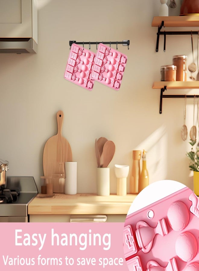 Fchil Sports Theme Silicone Mold, Trophy Soccer Ball Jersey Cleats Design, Pink Candy Chocolate Ice Cube Tray - Image 4
