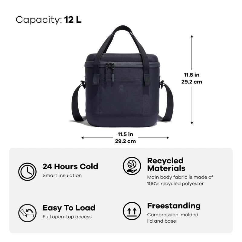 Hydro Flask Cooler Bag - Insulated Portable Soft Cooler - 12 L Capacity in Black - Image 3