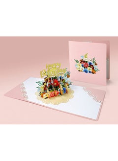 CUT POPUP.COM Cutpopup Birthday Card Pop Up, Mother'S Day, 3D Greeting, Thank You Card (Flowers Birthday)  - Image 2
