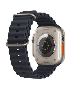 Ocean Band Compatible With Apple Watch 49mm 45mm 44mm 42mm 41mm 40mm 38mm For Women Men Breathable Waterproof Soft Silicone Sport Strap