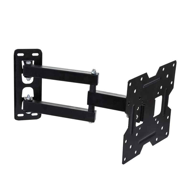 RISSACHI® Heavy Duty TV Wall Mount Stand for 14–42 Inch LED | Rotatable, Swivel Adjustable Movable TV Bracket with Set Top Box Stand| Universal VESA Wall Mount up to 30kg - Image 3