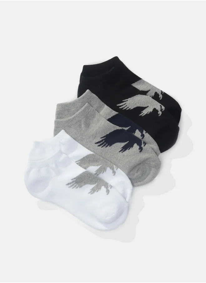 امريكان ايجل AEO Low Cut Eagle Socks 3-Pack