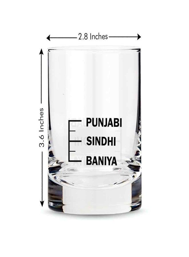 Nutcase Designer Whiskey Glasses for Men Liquor Glass - Fun Anniversary Birthday Gift Funny Gifts for Husband Bf (PANJABI, Sindhi, BANIYA) - Image 2