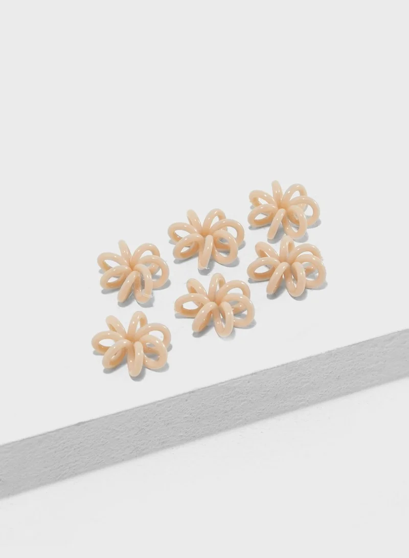 invisibobble Value Pack 6 Nano Or Nude To Be Invisibobble