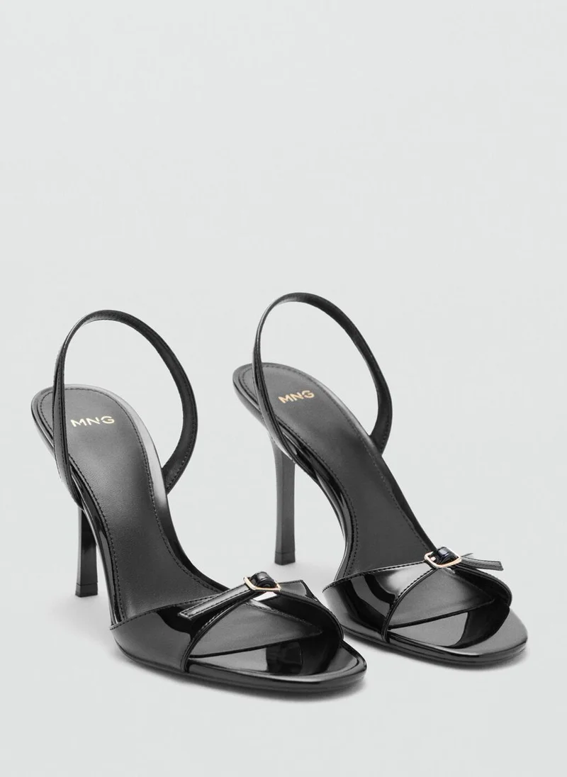 Mango High-Heeled Sandals With Buckle Straps