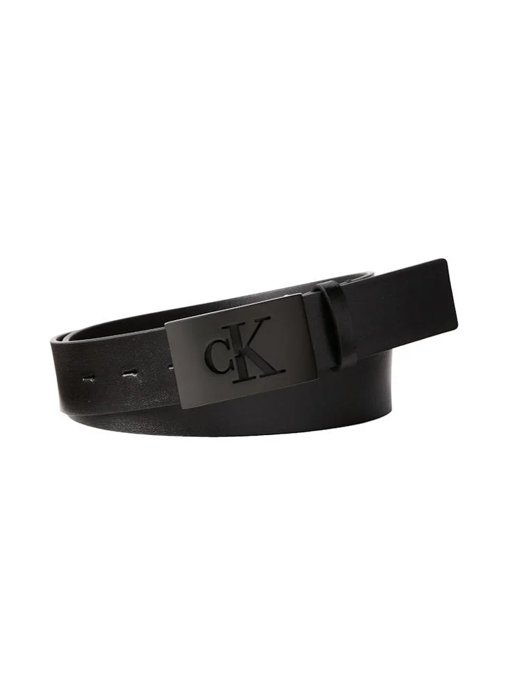 CALVIN KLEIN Logo Hole Allocated Belt