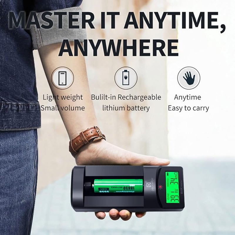 4 Line High Internal Resistance Battery Tester LCD Display Industrial Digital Multimeter - Image 3