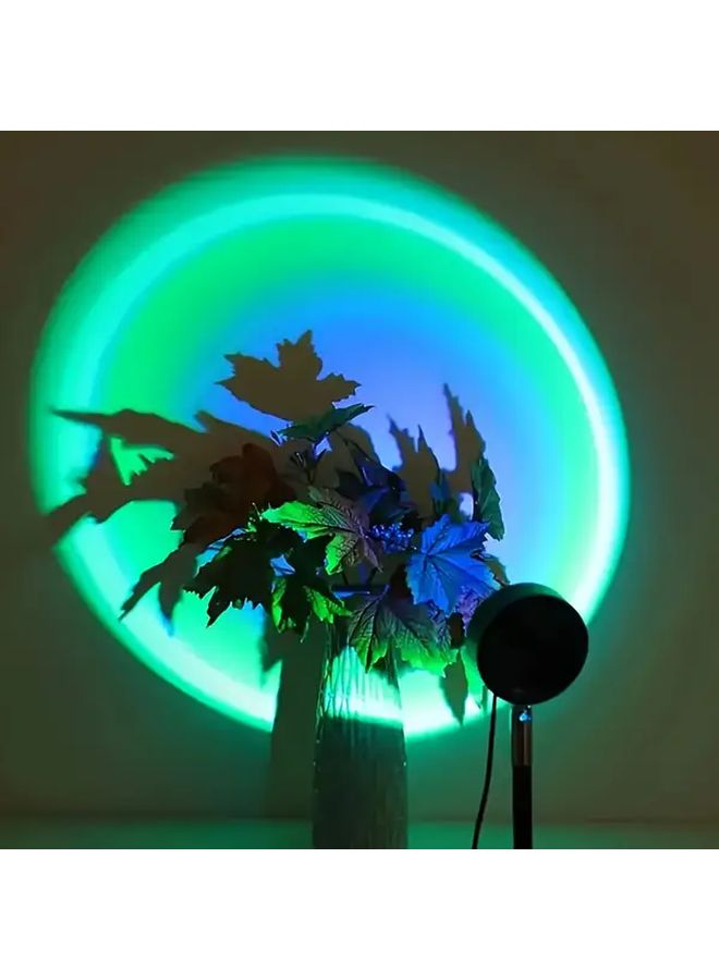 Sunset Lamp RGB Projection Light Remote Control 16 Color Changing USB Powered - Image 4