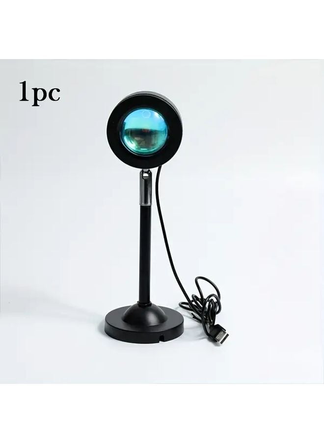 Sunset Lamp RGB Projection Light Remote Control 16 Color Changing USB Powered - Image 1