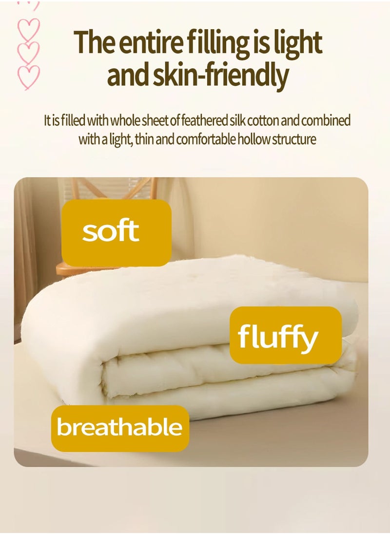 Generic - Ultra-thin Summer Cotton Air Conditioning Quilt, Summer Cooling Quilt 100% cotton thin quilt, suitable for dormitory, home, office, out of use - Image 1