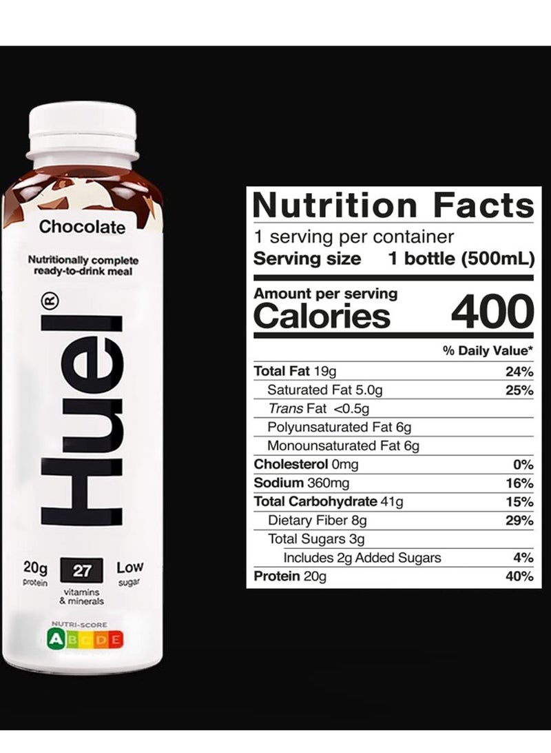 هيلي هويل وجبة كاملة بروتين ميلك شيك بنكهة الشوكولاتة 500 مل - Image 4