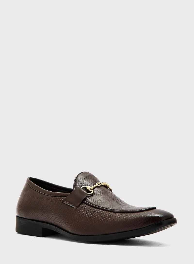 Robert Wood Textured Formal Sli Ons
