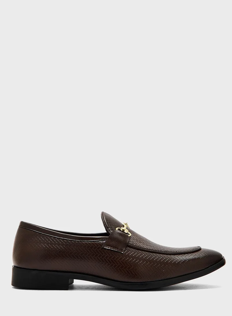 Robert Wood Textured Formal Sli Ons