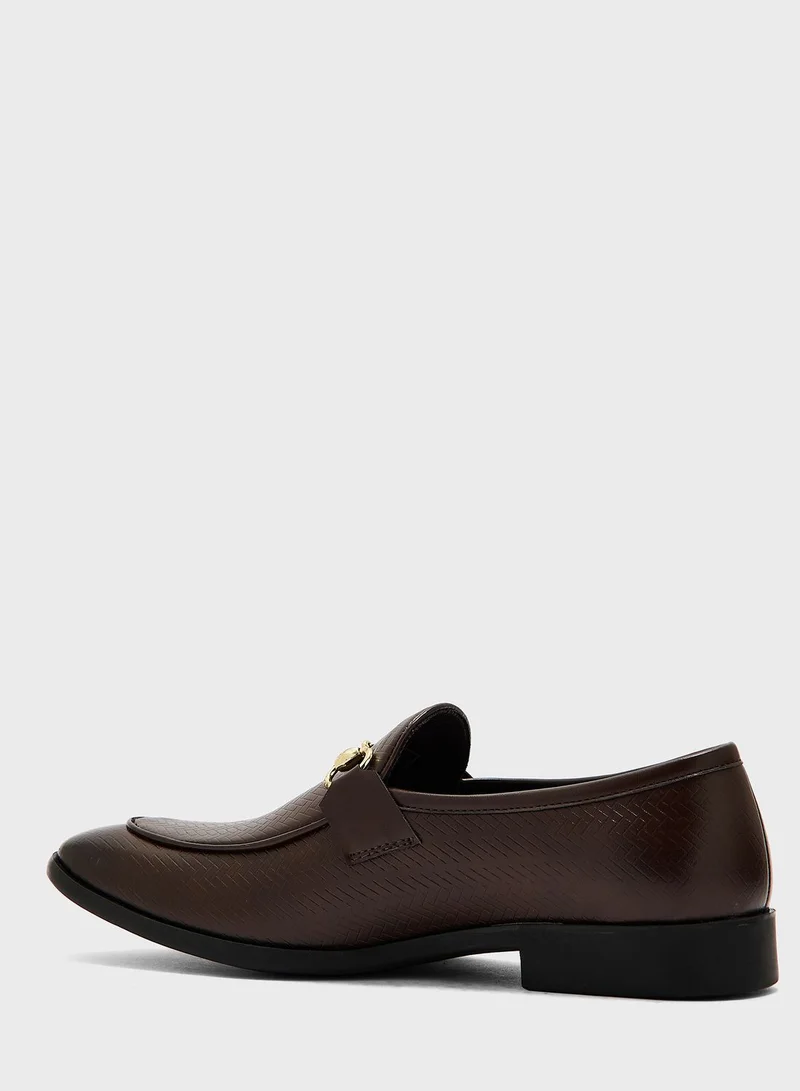 Robert Wood Textured Formal Sli Ons