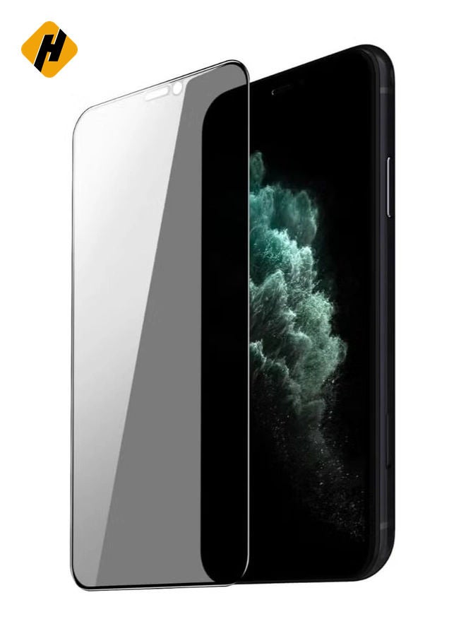 HuHa iPhone 11 Pro Max Privacy Screen Protector, Premium Tempered Glass Screen Protector, Anti-Scratch, Bubble Free, Face-ID, 9H Hardness, Scratch Resistant Privacy Glass  - Image 4