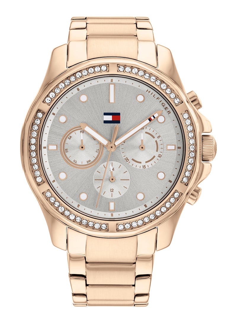 TOMMY HILFIGER Women's Analog Round Shape Stainless Steel Wrist Watch 1782572 - 41 Mm - Image 1