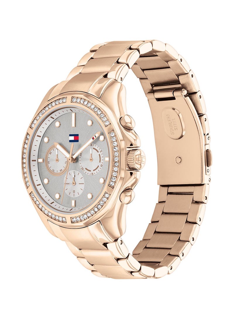 TOMMY HILFIGER Women's Analog Round Shape Stainless Steel Wrist Watch 1782572 - 41 Mm - Image 2