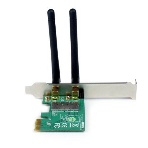 StarTech.com PCI Express Wireless N Card - 300 Mbps PCIe 802.11 b/g/n Network Adapter Card - 2T2R 2.2 dBi - PCIe Wireless Desktop Card , TAA (PEX300WN2X2) - Image 2