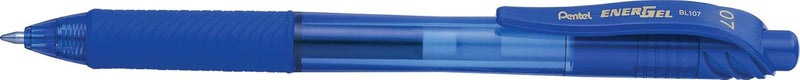 Pentel Bl107C Energel X Roller Ball Retractable Gel Pen, Blue Ink, Medium, (Bl107-C) - Image 1