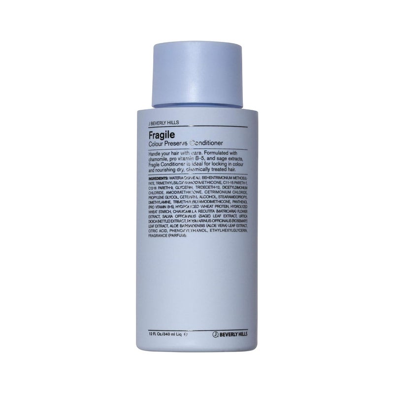 J Beverly Hills J Beverly Hills Blue Fragile Colour Preserve Conditioner with Chamomile for Split Ends 3 Oz 12 Oz 32 Oz 