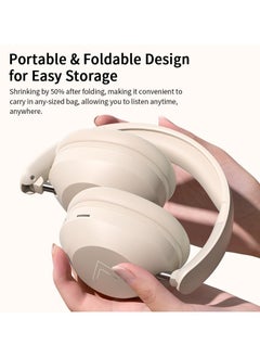 GNAFOTU Over The Head Headphones | 300mAh Wireless BT Headsets Over Ear - Multifunctional BT HiFi Stereo Headphone, Work Noise Cancelling Headphone for Long Playtime  - Image 4