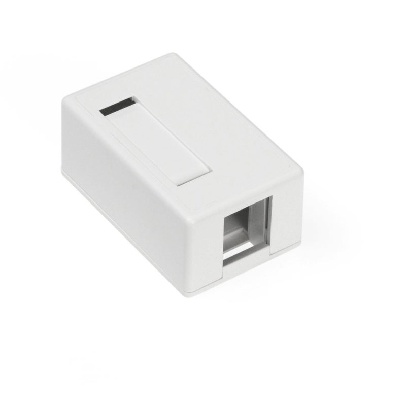 Leviton Leviton 41089-1WP QuickPort Surface Mount Housing, 1-Port, White 
