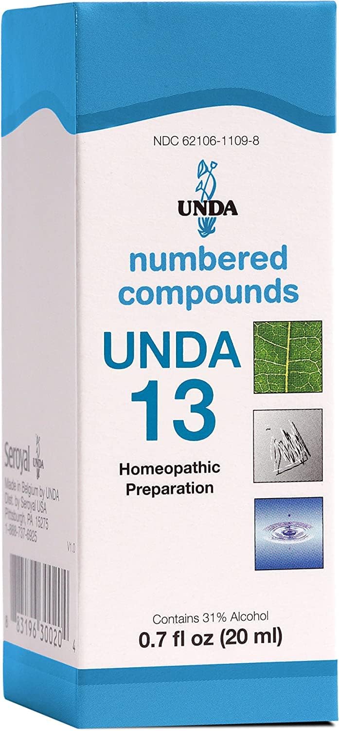 UNDA 13 Numbered Compounds  Homeopathic Preparation  07 fl oz - Image 1