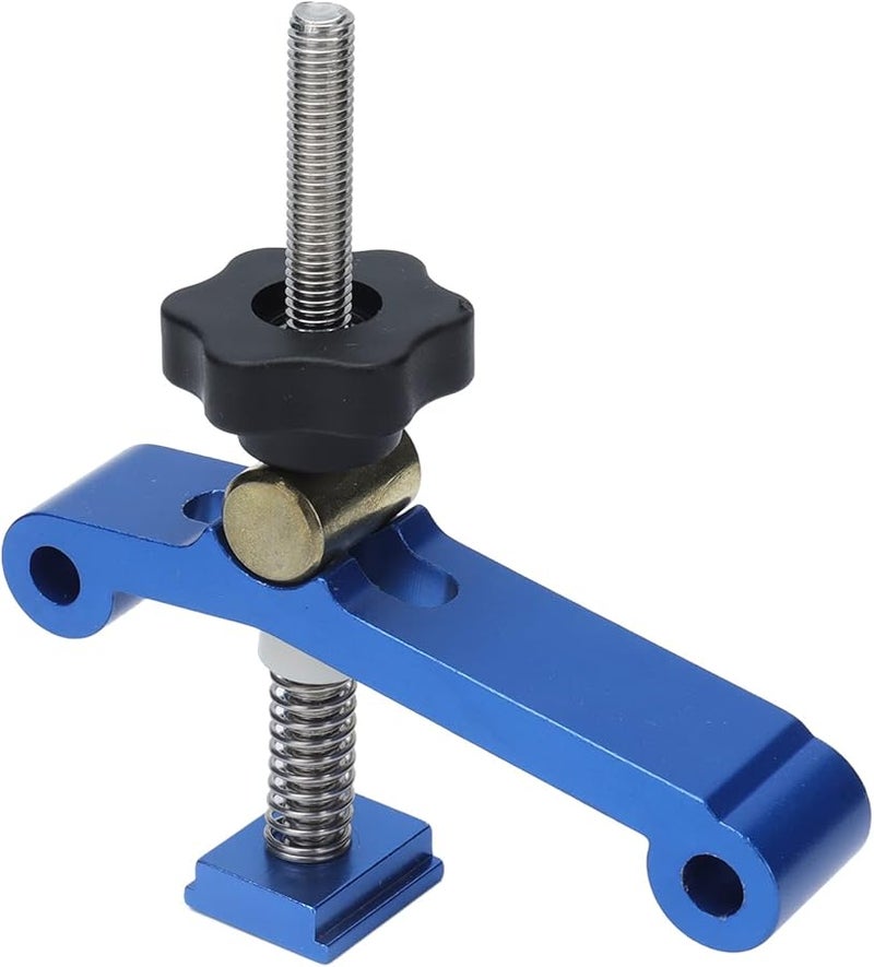 مجموعة مشابك جهاز التوجيه CNC الثقيلة باللون الأزرق، مسمار 8 مم، نطاق تثبيت 100 مم لأعمال النجارة والطحن المعدني - Image 3