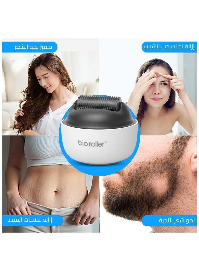 بيو رولر ديرما رولر للوجه والجسم، تحفز نمو الشعر، وتقلل من حب الشباب والتجاعيد وعلامات تمدد الجلد - Image 4