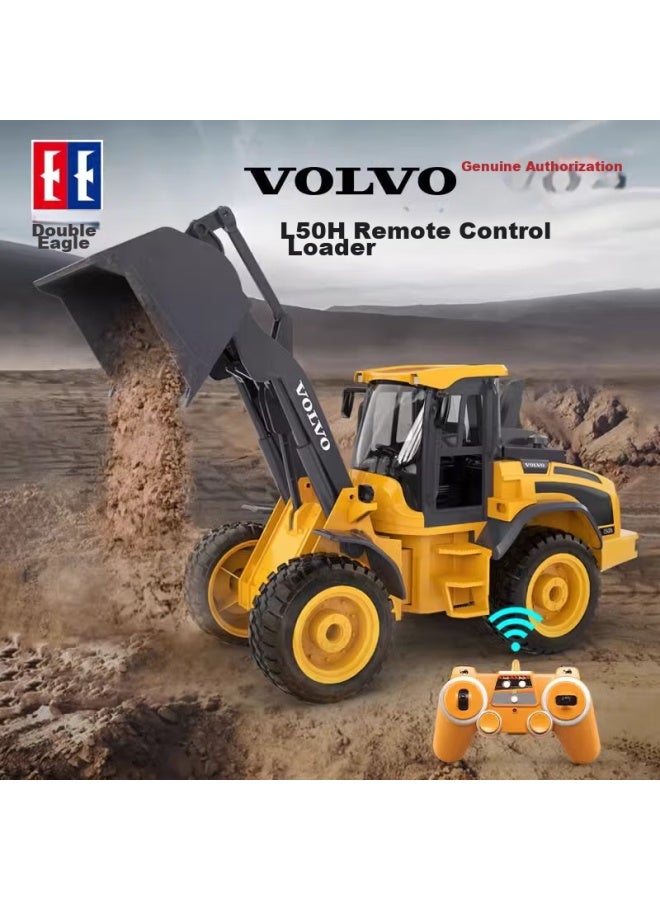 Double E Shuangying Volvo Loader Bulldozer Remote Control Vehicle Construction Vehicle, Boys' Toy Car, Children's Birthday Gift - Image 1