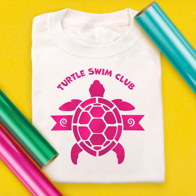 Siser EasyWeed Heat Transfer Vinyl 118 x 5ft Roll Electric Cherry  Compatible RomeoJuliet  Other Professional or Craft Cutters  Layerable  CPSIA Certified - Image 4