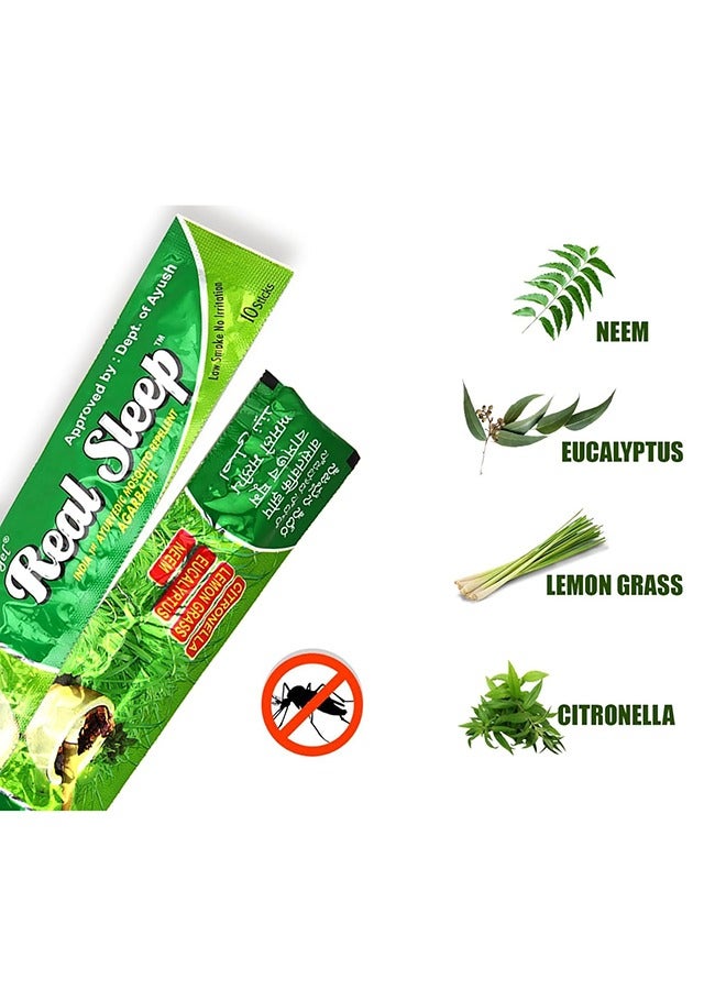 ARINGEL Real Sleep Citronella Mosquito Repellent Herbal Incense Sticks - 120 Sticks - Image 3