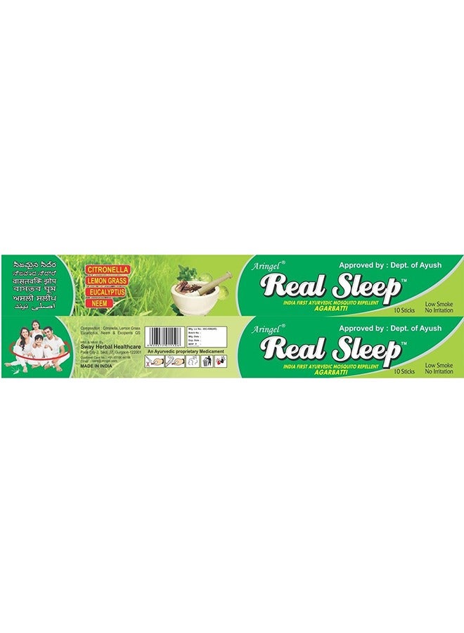 ARINGEL Real Sleep Citronella Mosquito Repellent Herbal Incense Sticks - 120 Sticks - Image 4